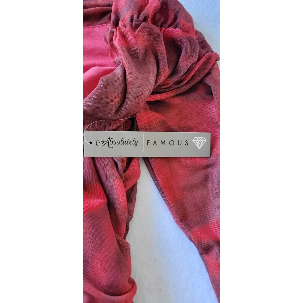 absolutely & famous women's straper blouses Longsleeve Color Red Size L(2) XL(1) - Picture 8 of 8